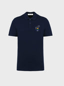 The MET Logo Classic Men Polo Shirt - French Navy