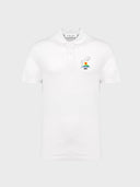 The MET Logo Classic Men Polo Shirt - White