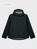 The Premium Men Waterproof Jacket - Black - delante