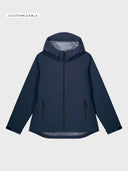 The Premium Women Waterproof Jacket - French Navy - delante