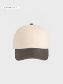 The Vintage Cap Contrast Peak - Natural / Brown - delante
