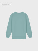 The Iconic Kids Sweatshirt 2.0 - Teal Monstera - espalda