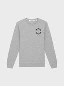 The MET Logo Circle Sweatshirt - Heather Grey - delante