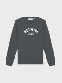 The MET Logo College Sweatshirt - Anthracite - delante