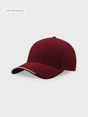 The Classic Cap - Burgundy - lateral