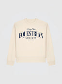 The Equestrian Society Sweatshirt - Natural Raw - delante