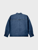 The Equestrian Society Women Denim Shirt - Mid Wash - detrás