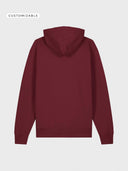 The Iconic Unisex Hoodie 2.0 - Burgundy - detrás