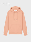 The Iconic Unisex Hoodie 2.0 - Fraiche Peche - delante
