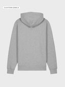 The Iconic Unisex Hoodie 2.0 - Heather Grey - detrás