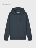 The Iconic Unisex Hoodie 2.0 - India Ink Grey - delante