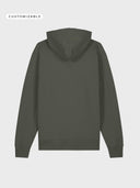 The Iconic Unisex Hoodie 2.0 - Khaki - detrás