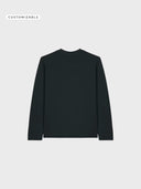 The Iconic Unisex Long Sleeve Tshirt 2.0 - Black - detrás