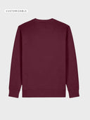 The Iconic Unisex Sweatshirt 2.0 - Deep Plum - detrás