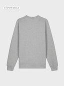 The Iconic Unisex Sweatshirt 2.0 - Heather Grey - detrás