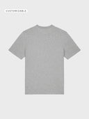 The Iconic Unisex Tshirt 2.0 - Heather Grey - detrás