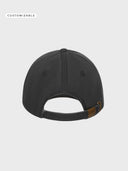 The Iconic Unisex Vintage Cap - Black - detrás