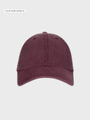 The Iconic Unisex Vintage Cap - Wine - delante