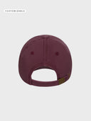 The Iconic Unisex Vintage Cap - Wine - detrás
