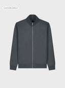 The Iconic Unisex Zip-Thru Sweatshirt - Anthracite - delante