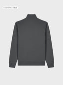 The Iconic Unisex Zip-Thru Sweatshirt - Anthracite - detrás