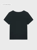 The Iconic Women V-Neck Tshirt - Black - detrás