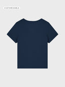 The Iconic Women V-Neck Tshirt - French Navy - detrás