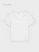 The Iconic Women V-Neck Tshirt - White - delante