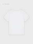 The Iconic Women V-Neck Tshirt - White - detrás