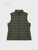 The Iconic Women Vest - Khaki - delante