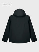 The Premium Men Waterproof Jacket - Black - detrás