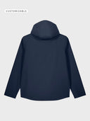 The Premium Men Waterproof Jacket - French Navy - detrás