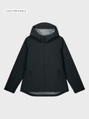 The Premium Women Waterproof Jacket - Black - delante