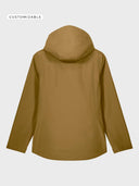The Premium Women Waterproof Jacket - Bronze - detrás