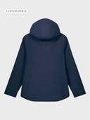 The Premium Women Waterproof Jacket - French Navy - detrás