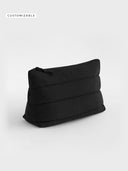 The Quilted Accessory Case - Black - delante