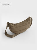 The Quilted Cross Body Bag - Khaki - delante