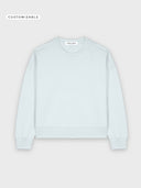 The Urban Crop Women Sweatshirt - Blue Ice - delante