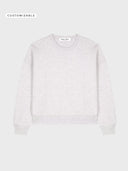 The Urban Crop Women Sweatshirt - Cool Heather Grey - delante