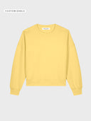 The Urban Crop Women Sweatshirt - Viva Yellow - delante