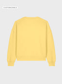 The Urban Crop Women Sweatshirt - Viva Yellow - detrás