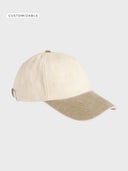 The Vintage Cap Contrast Peak - Natural / Sand - lateral