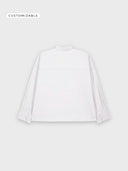 The Women Crop Shirt - White - detrás